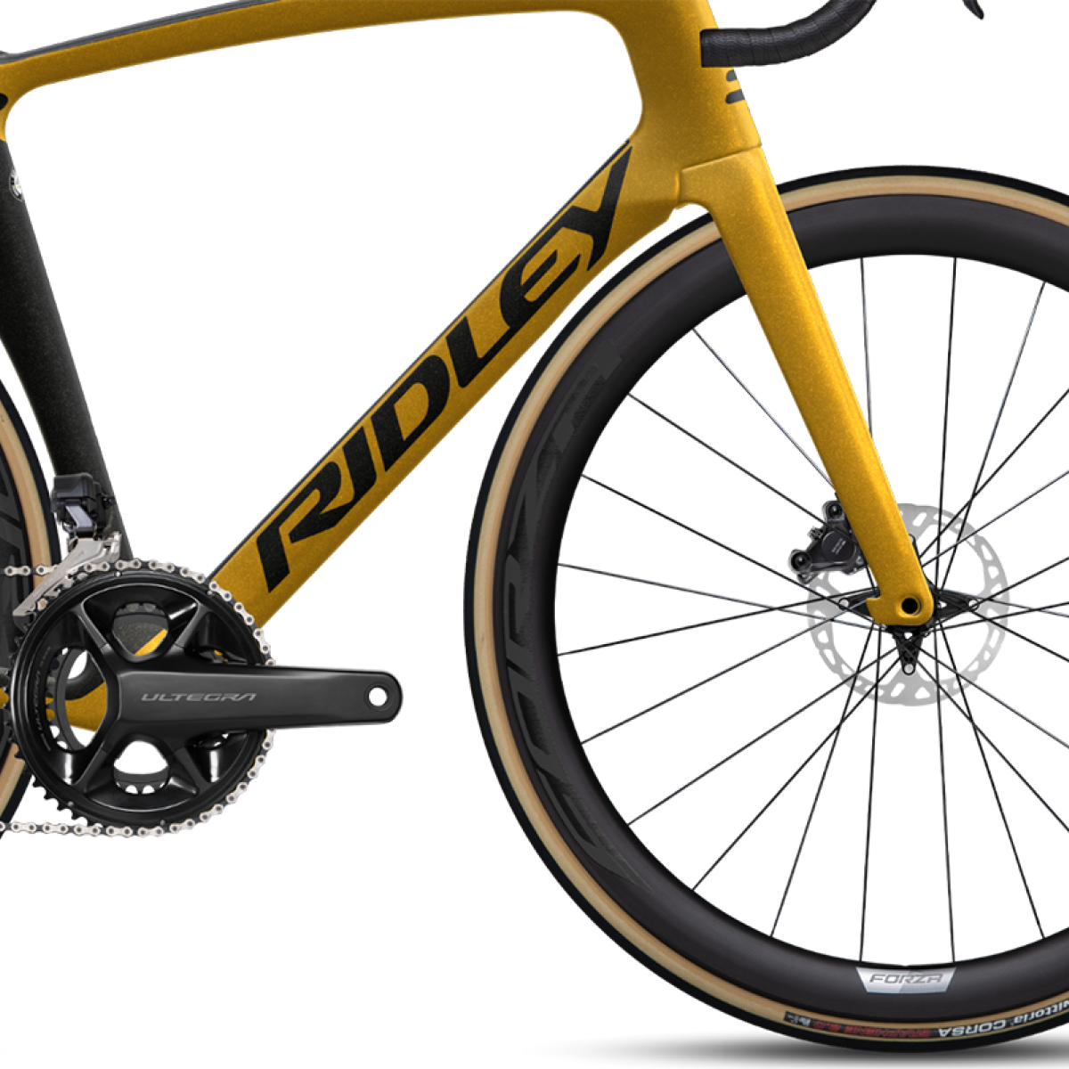 Ridley Noah Fast Disc - Ultegra Di2 - Metallic Black/ Gold